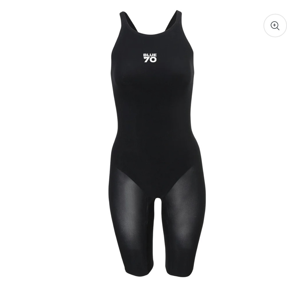 Blue 70 race swimsuit black